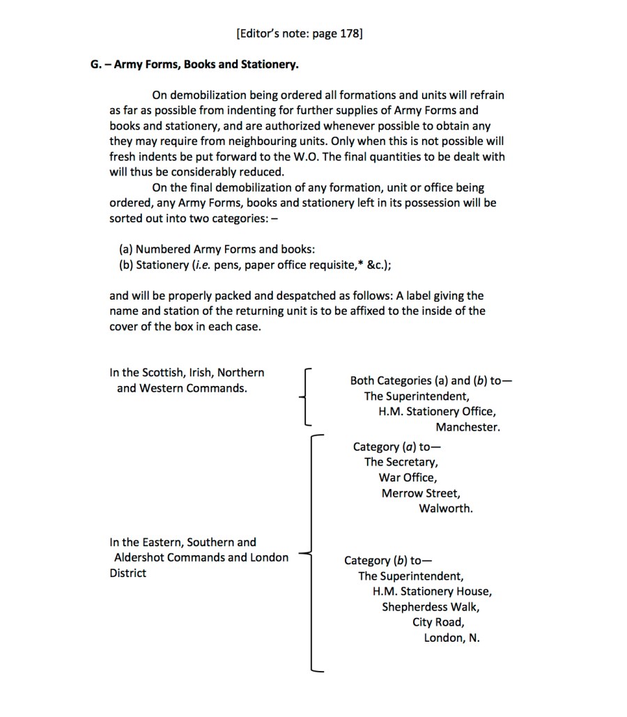 Army Demobilisation Regulations8
