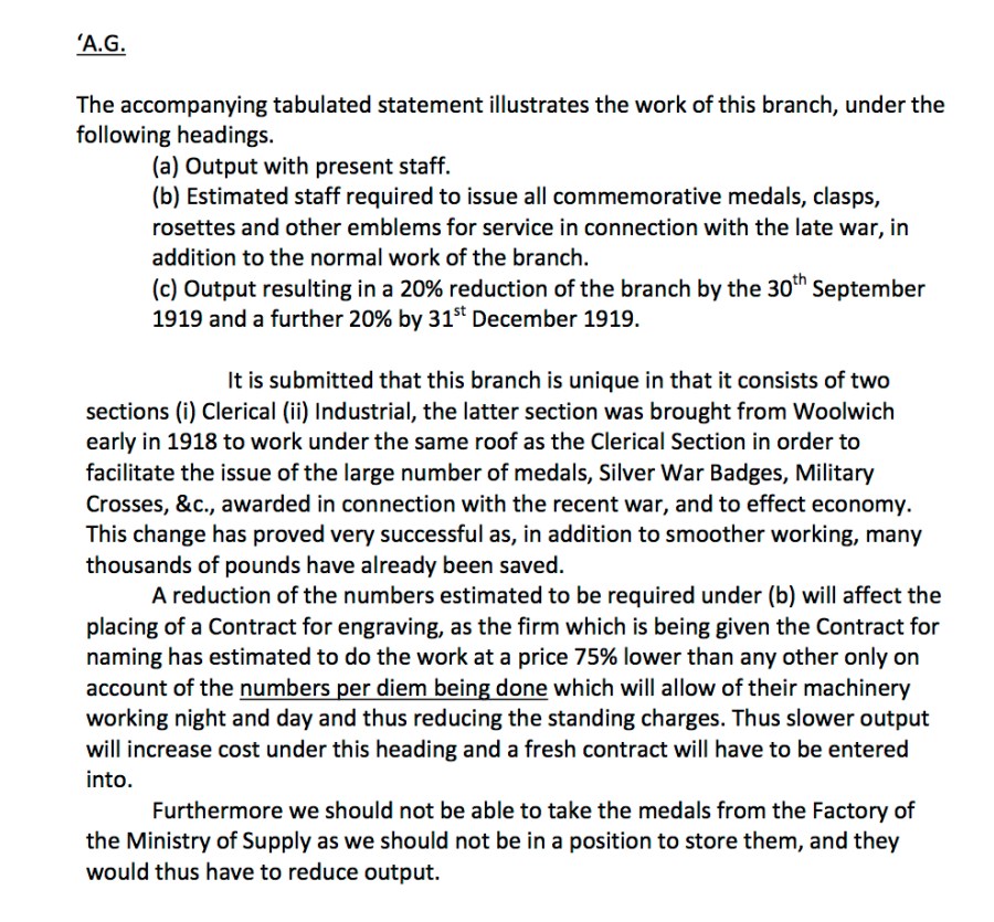 Estimated Cost of War Medals & Clasps2.9